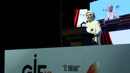 Emine Erdoğan, GİF'in 2027 sezon açılışında konuştu: Şule ablayı hayır ve şükranla anıyorum