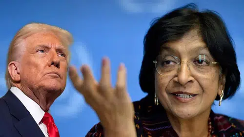Nobel'i kazanan Pillay, Trump'la dalga geçti! Salon kahkahaya boğuldu