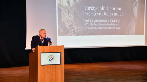 Trabzon Üniversitesi’nde 6 Şubat Depremlerinin Üçüncü Yılında Anma Programı