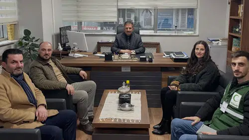 Yeşilay Rize İl Başkanlığı’ndan Halk Eğitim Müdürlüğü’ne Ziyaret: Bağımlılıkla Mücadelede İş Birliği Vurgusu