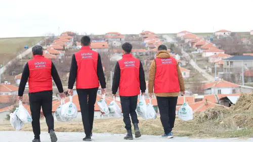 Aksaray’da ramazan bereketi köylere kadar ulaşıyor