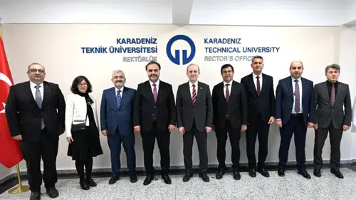 Karadeniz Teknik Üniversitesi ile Çankırı Karatekin Üniversitesi Arasında İş Birliği Görüşmesi