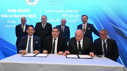 ETSO’dan Mısır ile 3 Yeni İş Birliği Protokolü