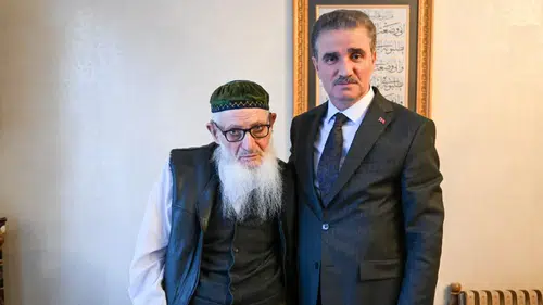 Erzurum Valisi Aydın Baruş’tan Âlim Veli Velioğlu Hoca Efendi’ye Ziyaret