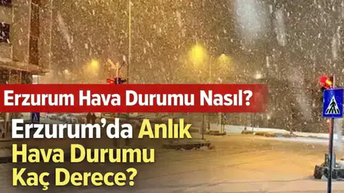 Erzurum Hava Durumu: 10 Mart 2026 Salı Günü Erzurum’da Sıcaklık Kaç Derece, Kar Yağacak mı?