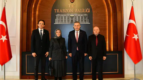 KTÜ Tıp Fakültesi yönetiminden Vali Tahir Şahin’e ziyaret