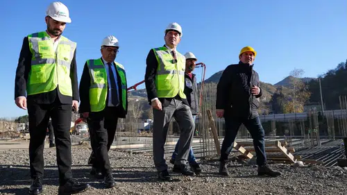 Trabzon'da Çağlayan Kentsel Dönüşüm Projesi'nde çalışmalar hızla devam ediyor