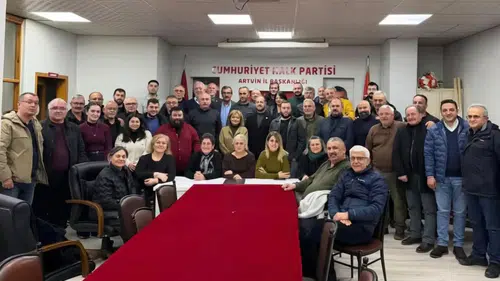 CHP Artvin Örgütü Geniş Katılımlı Toplantıda Bir Araya Geldi