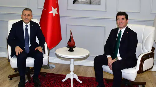 Trabzon Valisi Tahir Şahin’den Ortahisar Belediye Başkanı Ahmet Kaya’ya İade-i Ziyaret