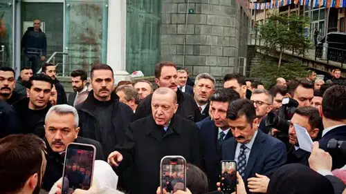 Cumhurbaşkanı Erdoğan'ın Rize Ziyaretinden Kareler