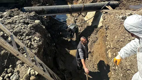 Pazar Belediyesi’nden Hamidiye Mahallesi’nde Altyapı ve Kanalizasyon Çalışması