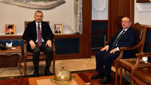 ÇAYKUR Genel Müdürü Yusuf Ziya Alim’den Vali Tahir Şahin’e Ziyaret