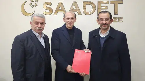 Kalkandere'de Saadet Partisi'ne yeni başkan atandı: Yusuf Korkmaz görevi devraldı