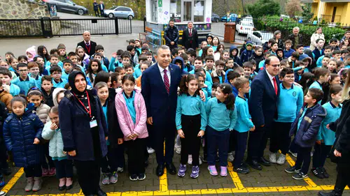 Trabzon Valiliği’nden Soğuksu İstiklal İlkokulu’na Ziyaret