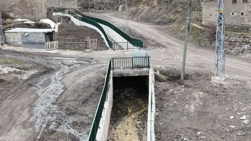 Bayburt’ta Bayraktar Köyü Deresi Islahı Hizmete Açıldı