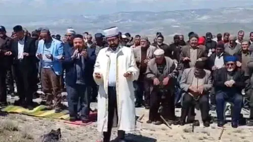 Ankara Beypazarı'nda vatandaşlar yağmur duası yaptı