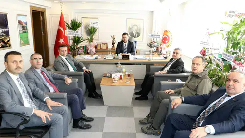 Rize İl Genel Meclisi Başkanı Ali İmran Büyük’e Yoğun Ziyaret