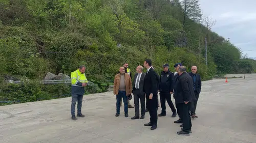 Kaymakam Çimşir Heyelan Bölgesinde: Çalışmalar Yerinde İncelendi