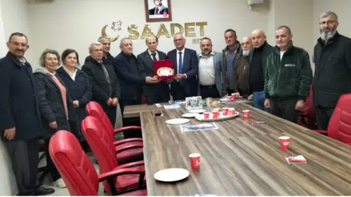 Tüm Çay-İş’ten Saadet Partisi Rize İl Başkanlığı’na Ziyaret