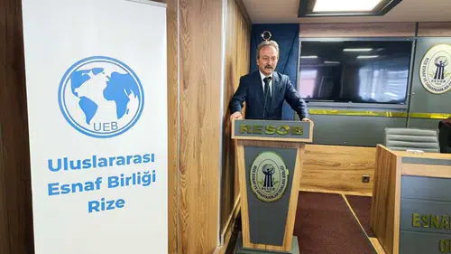Uluslararası Esnaf Birliği Rize Şubesi Kuruldu: Başkanlığa Mustafa Gündoğan Seçildi