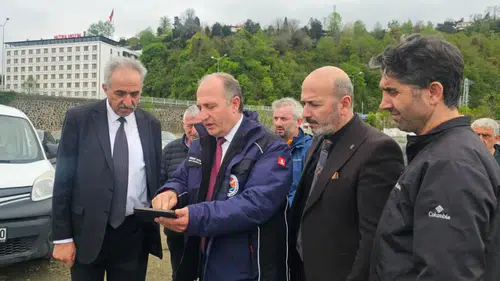 Arhavi'deki Yatırımlar Genel Sekreter Yılmaz Boz Tarafından Değerlendirildi