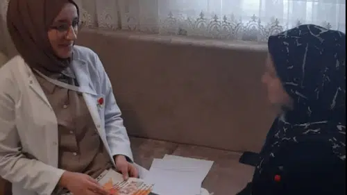 Çat’ta Anne Adaylarına Evde Sağlık Desteği