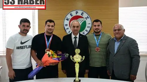 Kepez Pehlivanları, Başkan Kocagöz ile Buluştu!