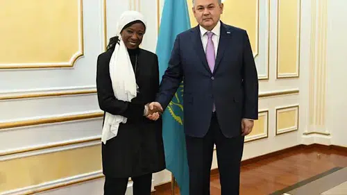 Kosherbayev, UNFPA İcra Direktörü Keita ile bir araya geldi