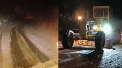 Burdur Köylerinde Karla Mücadele Çalışmaları Hız Kesmeden Devam Ediyor