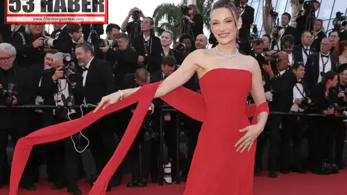 Sümeyye Aydoğan Messika marka elçisi olarak Cannes kırmızı halısında