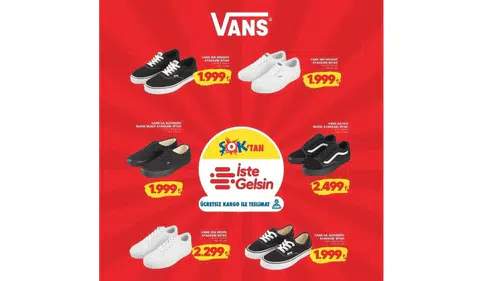 Tarzını sokağa yansıt: Dünyaca ünlü Vans ayakkabılar ŞOK avantajıyla bugün geliyor!