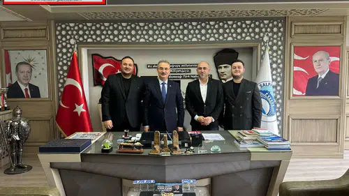 7M Hastanesi Yetkililerinden Şalpazarı Belediye Başkanı Refik Kurukız’a Ziyaret