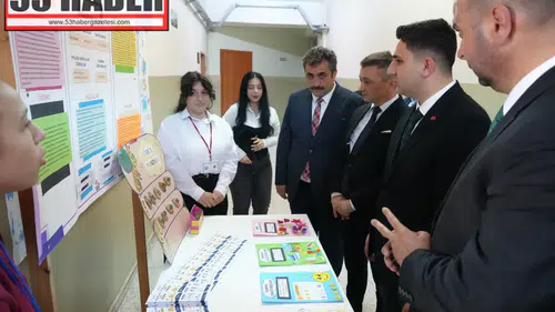 İyidere’de TÜBİTAK 4006 Bilim Sergisi Açıldı