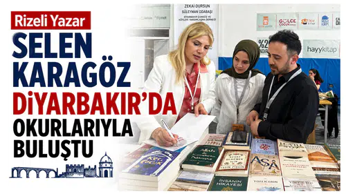 Rizeli Yazar Selen Karagöz Diyarbakır’da Okurlarıyla Buluştu