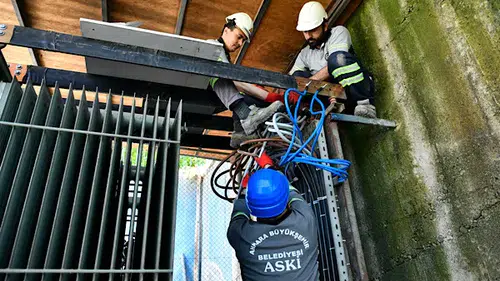 ASKİ, Elektrik Kesintisi Nedeniyle Yaşanan Arızaya Hızla Müdahale Etti