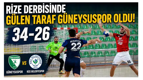 Rize Derbisinde Gülen Taraf Güneysuspor Oldu: 34-26