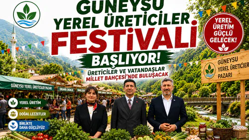 Güneysu Yerel Üreticiler Festivali Başlıyor: Üreticiler ve Vatandaşlar Millet Bahçesi’nde Buluşacak