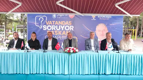 Başkan Aşgın, Pirbaba Parkı'nda Vatandaşlarla Bir Araya Gelerek Sorunları Dinledi