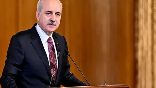 Kurtulmuş: Millî davamız olan Kıbrıs meselesinde mücadeleyi kararlılıkla sürdüreceğiz