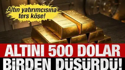 Altın Fiyatlarında Şok Düşüş: Yatırımcılar Karşı Karşıya Kaldı!