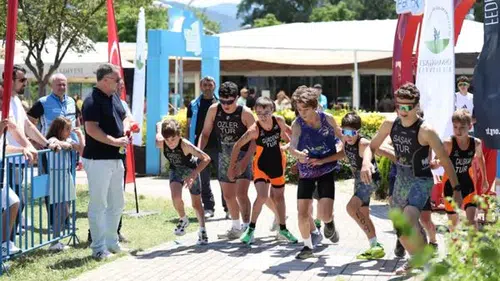 Osmangazi’de duatlon heyecanı: 125 sporcu yarıştı