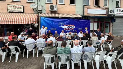 Başkan Mahalle Sakinleriyle Buluştu, Talepleri Yerinde Dinledi
