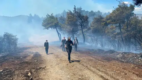 Bursa'daki Orman Yangını Kontrol Altına Alındı, Soğutma Faaliyetleri Sürüyor!