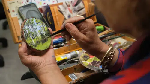 Eskişehir'de Sanat Sokağı Atölyeleri Ressamların Yeteneklerini Üretimle Buluşturdu!