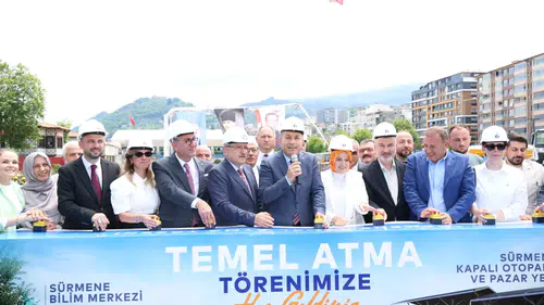 Sürmene'de 185 Milyon Liralık Dev Yatırımın Temeli Atıldı