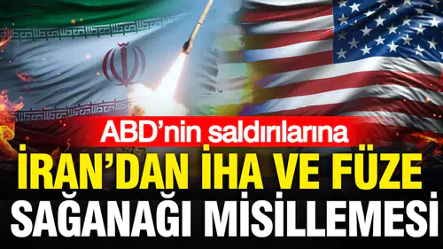 İran'dan ABD'ye misilleme: İHA ve füzelerle vurdu
