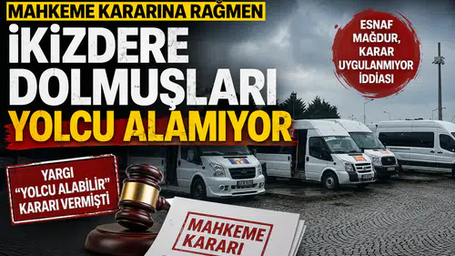Mahkeme Kararına Rağmen İkizdere Dolmuşları Yolcu Alamıyor İddiası