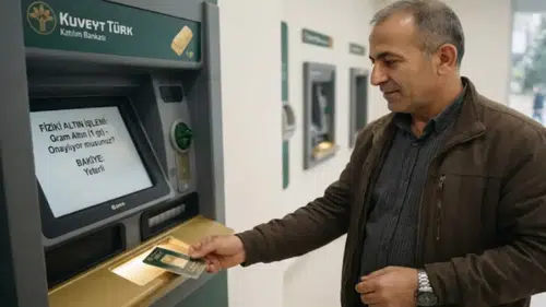 Kuyumcuya gitmeye gerek kalmadı: ATM’lerden 7/24 fiziki gram altın çekme dönemi başladı