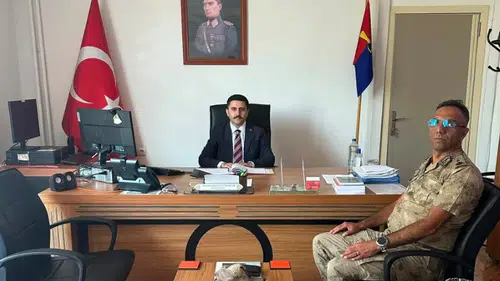 Kaymakam Rahmi Bulut'tan İlçe Jandarma Komutanlığı'na Ziyaret