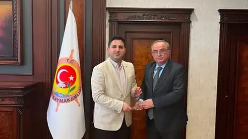 RİDEF'ten İyidere Kaymakamı Eray Gürsoy'a Veda Ziyareti